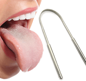 Stainless Steel Tongue Scraper